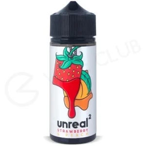 Strawberry & Peach Shortfill E-Liquid by Unreal 2 100ml