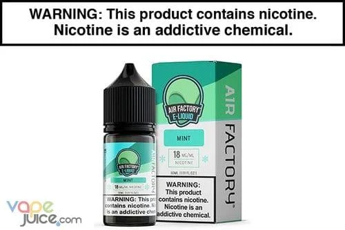 MINT BY AIR FACTORY SALT 30ML