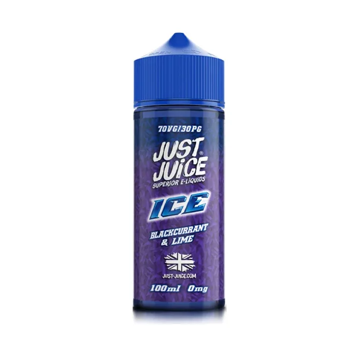 Blackcurrant & Lime Ice 100ml Shortfill E-Liquid by Just Juice