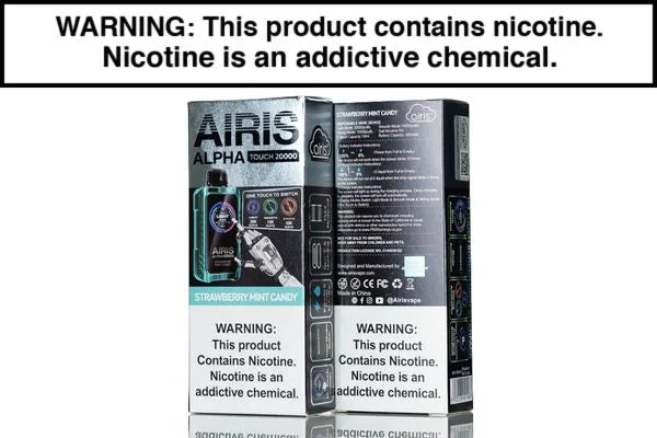 AIRIS ALPHA TOUCH 20K DISPOSABLE VAPE – 20,000 PUFFS - Image 2