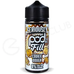 Cookie Dough Shortfill E-Liquid by Seriously Pod Fill x2 100ml