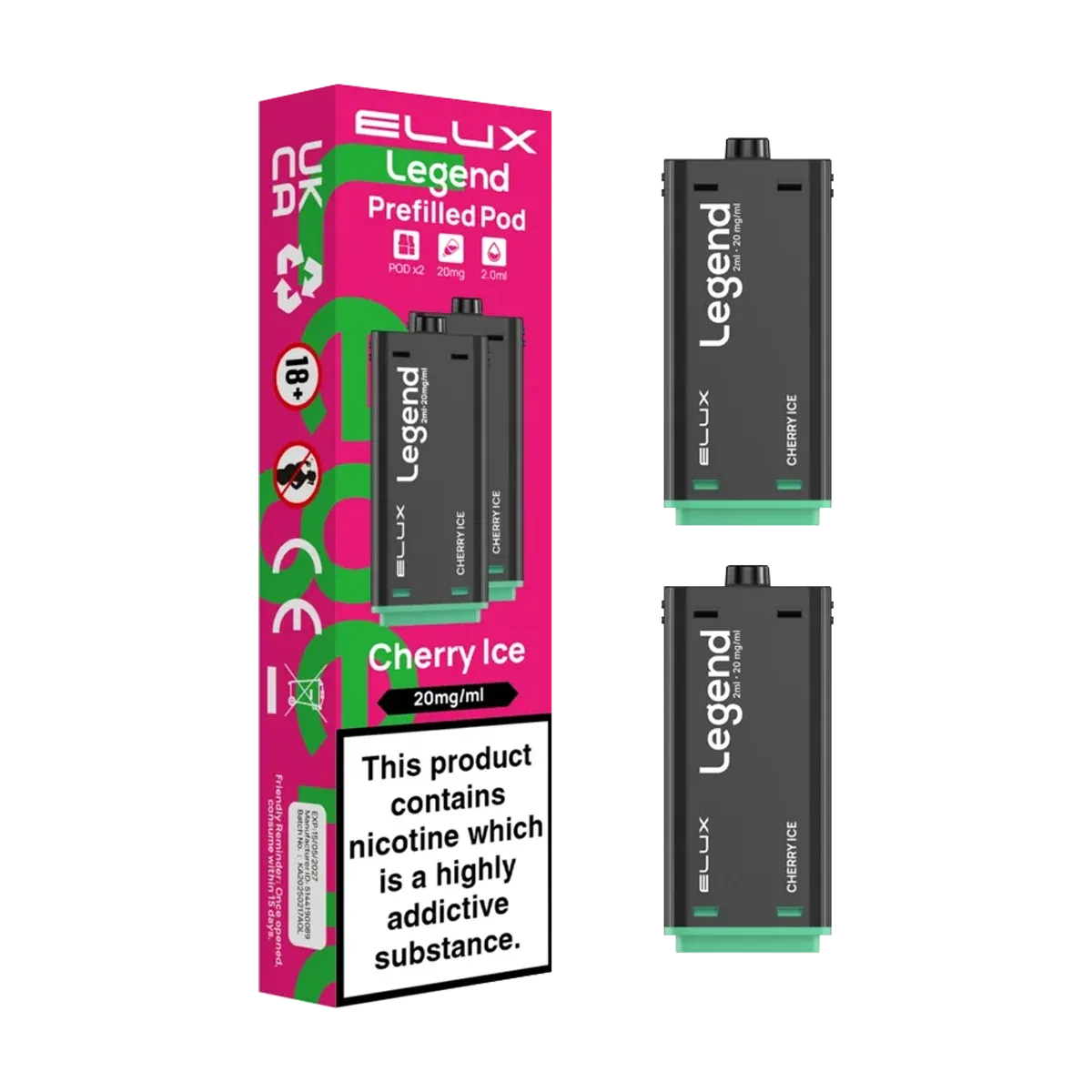 Cherry Ice Elux Legend 1500 Pods