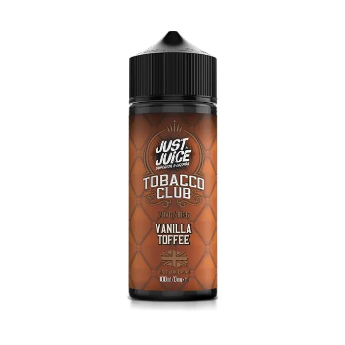 Vanilla Toffee Tobacco 100ml Shortfill E-Liquid by Just Juice