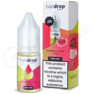 Strawberry Pear Lime Nic Salt E-Liquid by Bar Drop Salts