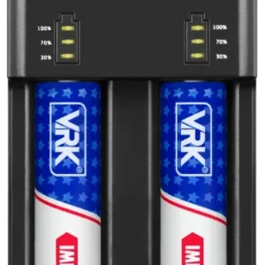 VRK X2 PRO ( 2 Bay ) Battery Charger