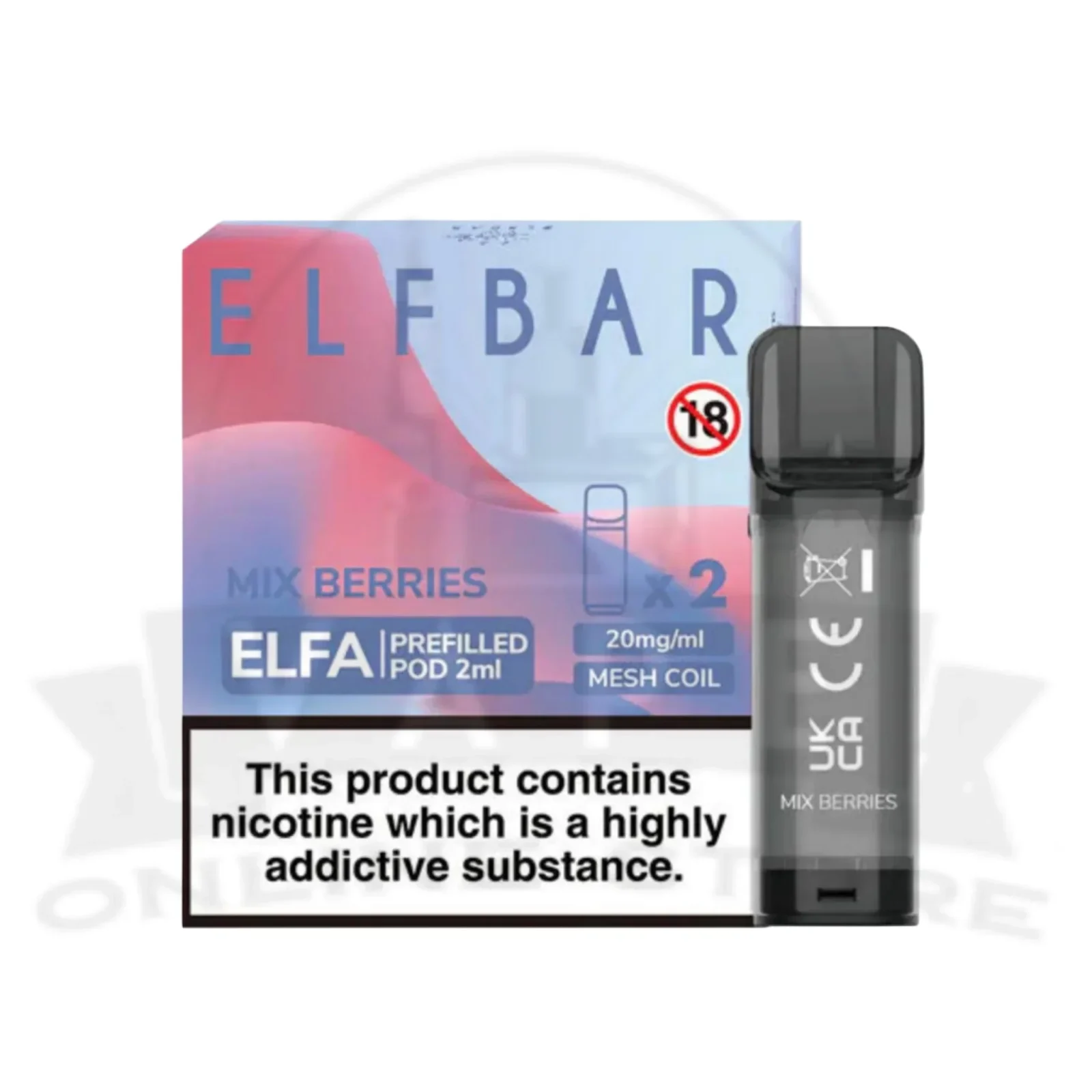 Mixed Berries Elf Bar Elfa Pods 20mg | Free Delivery