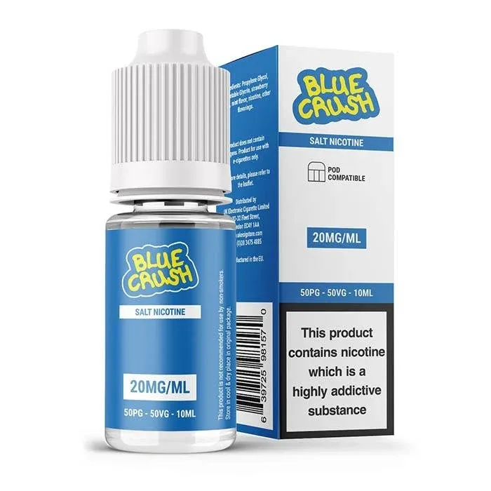 UK ECIG STORE - Salt Nicotine Blue Crush 10ml E-Liquid - Image 2