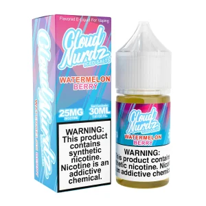 Watermelon Berry Iced – Cloud Nurdz Salts – 30mL