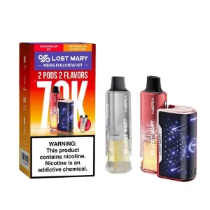 Watermelon Ice & Watermelon Fcuking Fab Lost Mary Nera Fullview 70K Kit