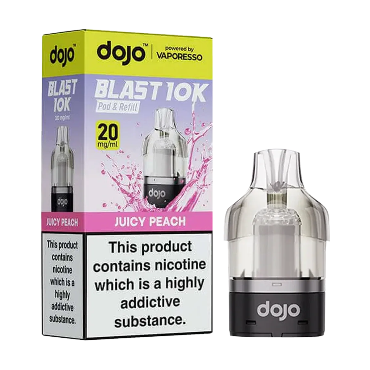 Juicy Peach Dojo Blast 10K Refill Pack