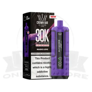 Magic Love Al Fakher Crown Bar 30K Puff Hypermax Vape Kit