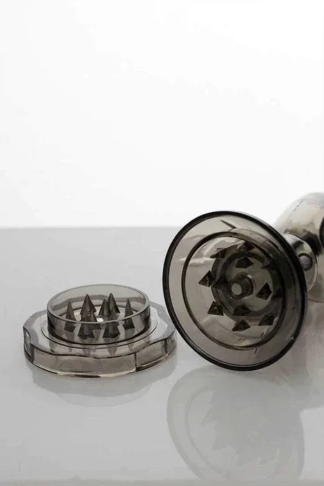 7" Acrylic Water Pipe W/ Grinder - Image 2