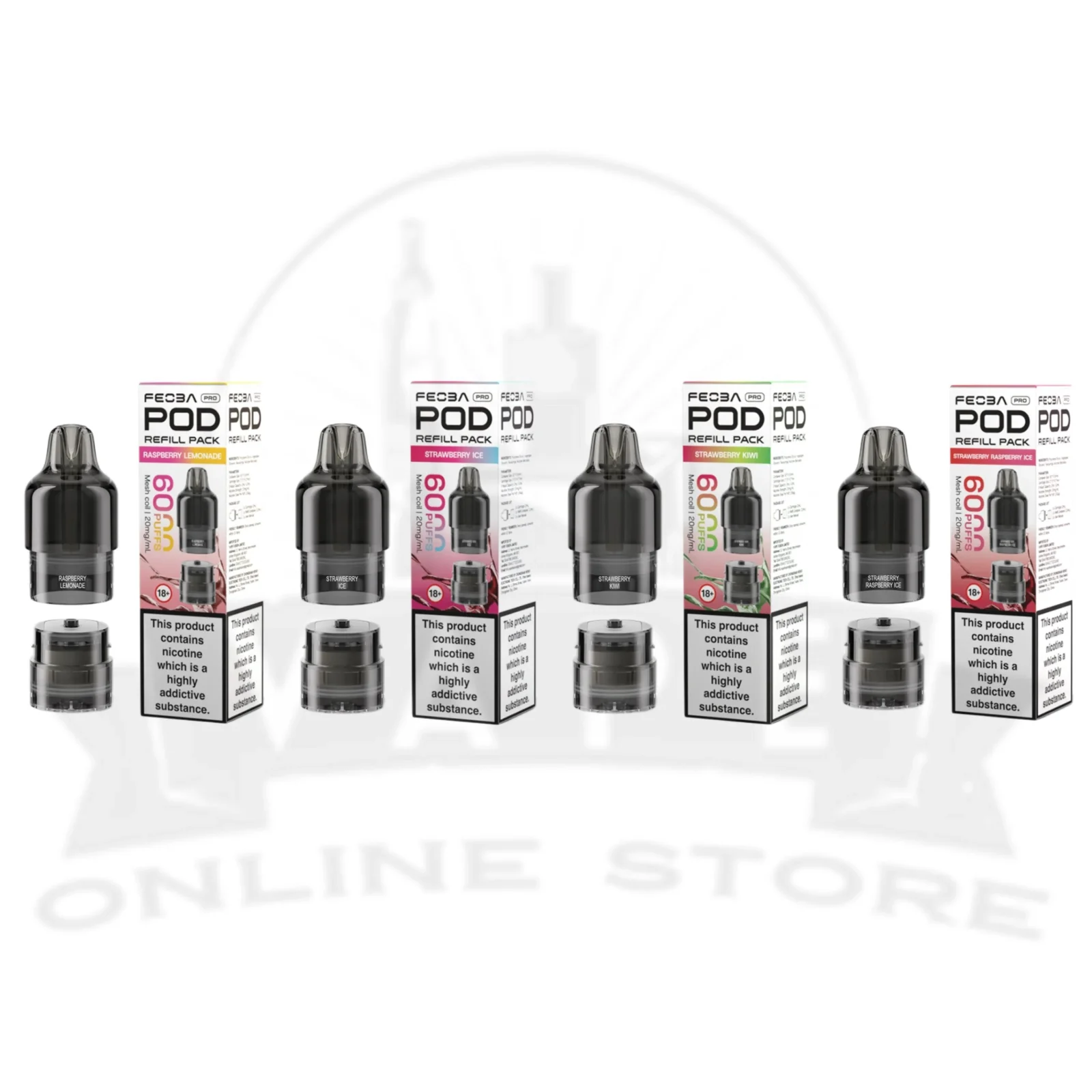 Feoba Pro Prefilled Replacement Pods | 3 for £15 Deal
