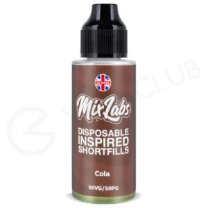 Cola Shortfill E-Liquid by Mix Labs 100ml
