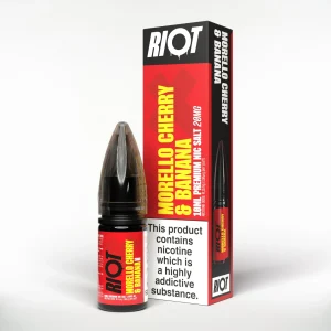 Morello Cherry & Banana by Riot X Nic Salts