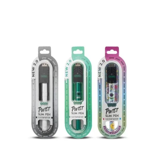 OOZE SLIM TWIST PEN 2.0 FLEX TEMP VAPORIZER - 510 BATTERY - Image 2