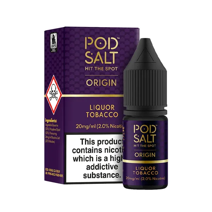 Liquor Tobacco Nicotine Salt by Pod Salt Origin