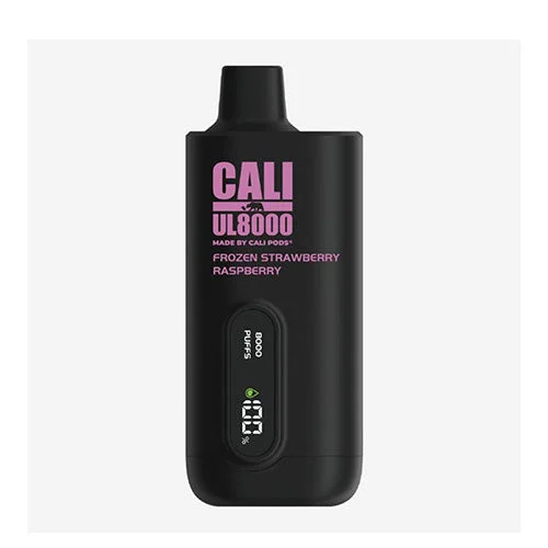 Cali UL8000 Frozen Strawberry Raspberry ZERO Nicotine Disposable - Image 2