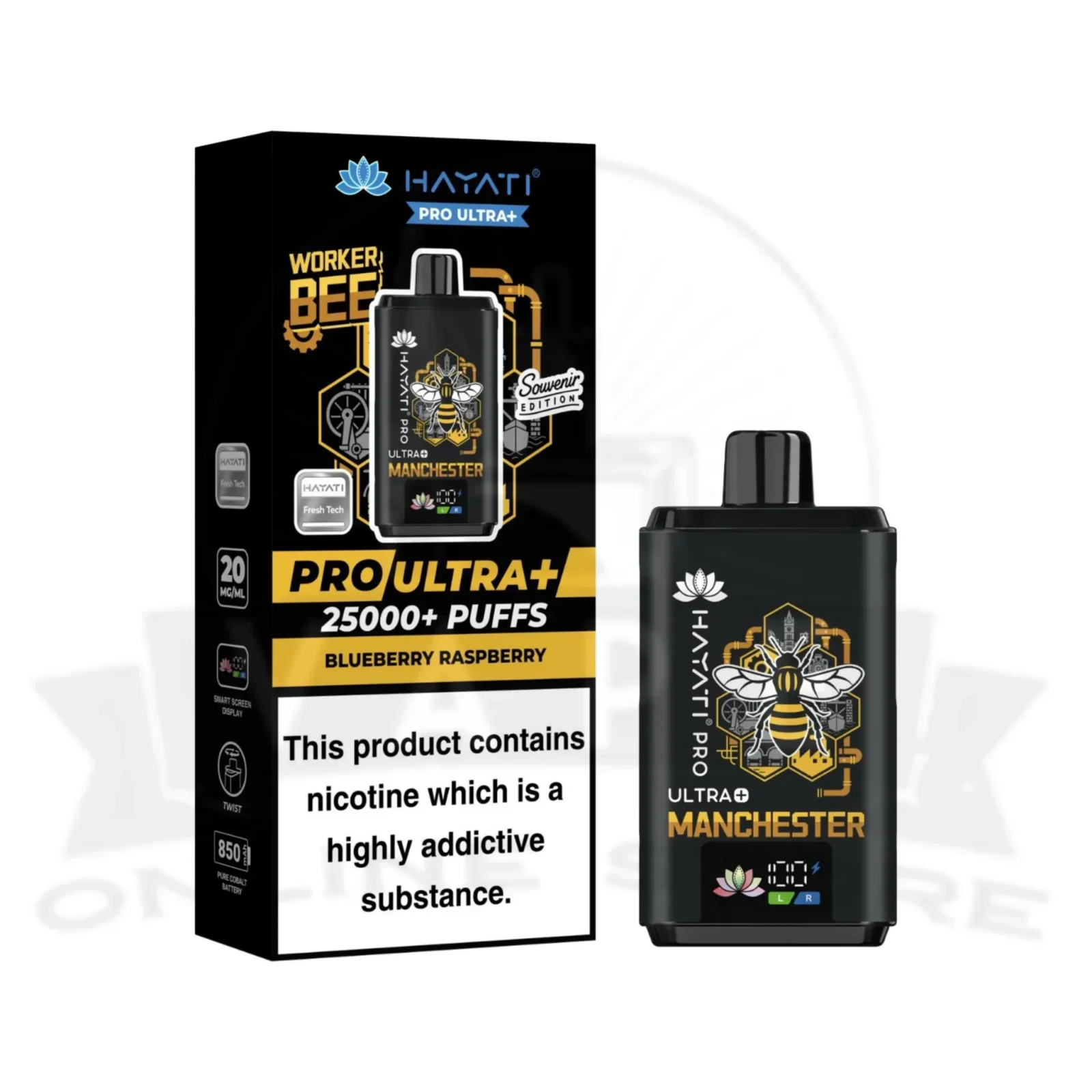 Hayati Pro Ultra Plus 25000 Manchester Edition Pod Kit - Image 2