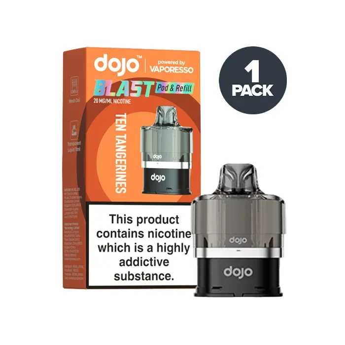 Ten Tangerines Dojo Blast 6000 Pre-filled Pods by Vaporesso