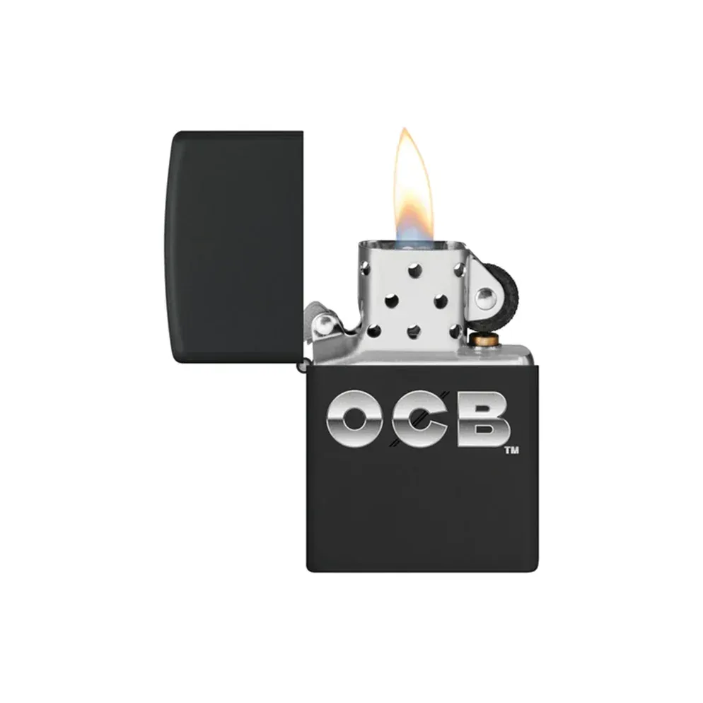 Zippo Lighter - OCB Regular Black Matte Metallic - Image 2