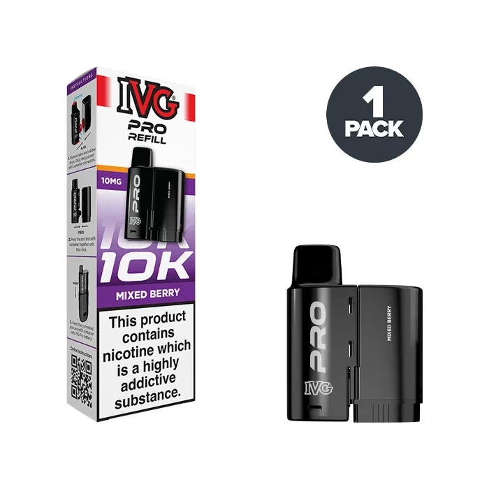 Mixed Berry IVG Pro 12 Refill Pack