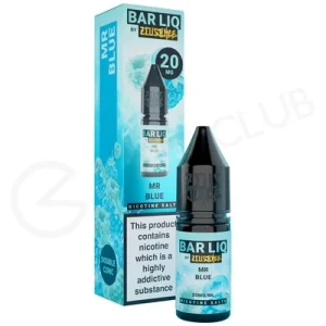 Mr Blue Nic Salt E-Liquid by Bar Liq