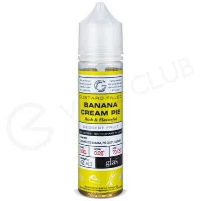 Banana Cream Pie Shortfill E-Liquid by Glas Basix 50ml