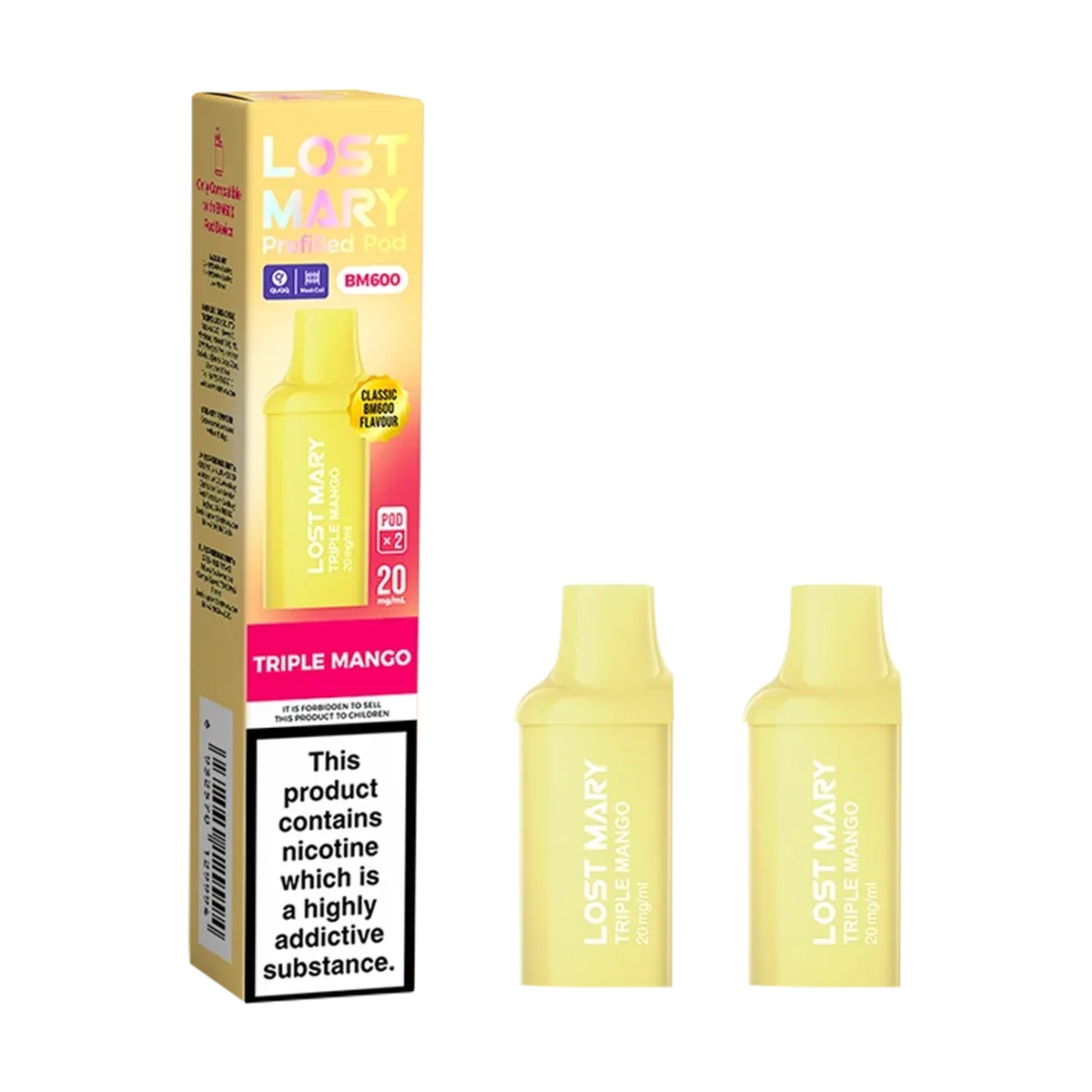 Triple Mango Lost Mary BM600 Pods