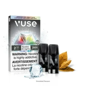 Vuse Clear tobacco ice 2/pk 20mg