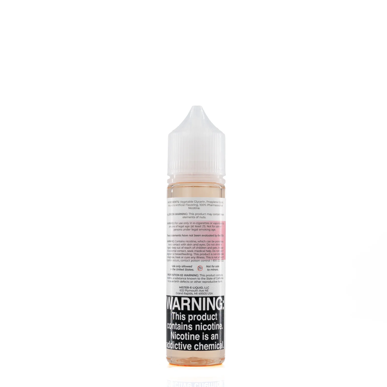 Mister E-Liquid - Raspberry Cooler - 60ml - Image 2