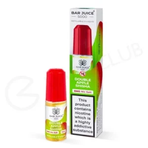 Double Apple Shisha Nic Salt E-Liquid by Bar Juice 5000