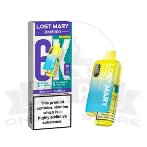 Blue Razz Lemonade Lost Mary BM6000 Prefilled Pod Kit
