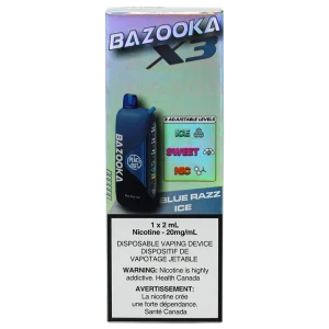 Bazooka X3 Blue Razz Ice 2ml 20mg