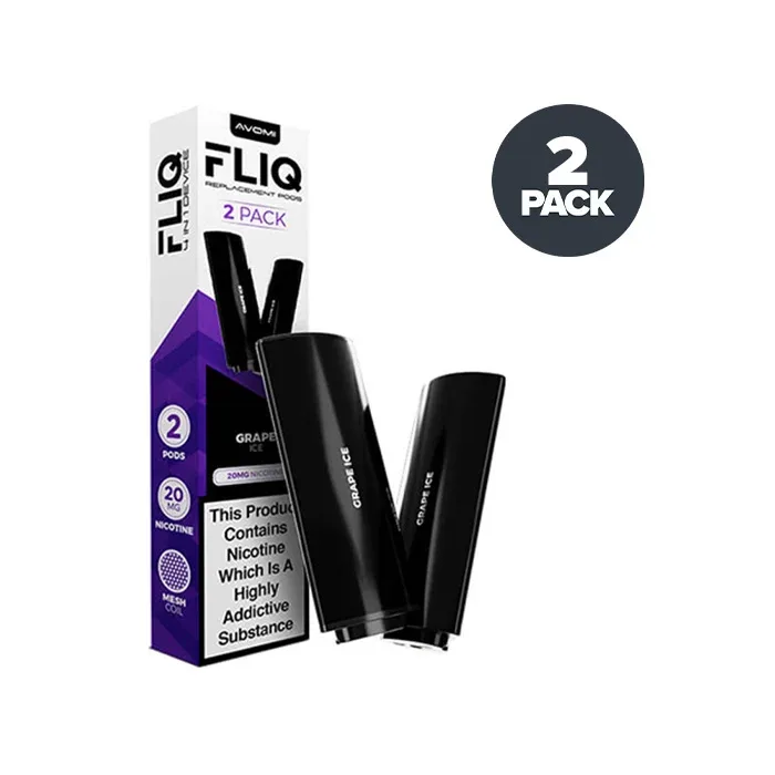 Grape Ice Avomi Fliq Prefilled Pods