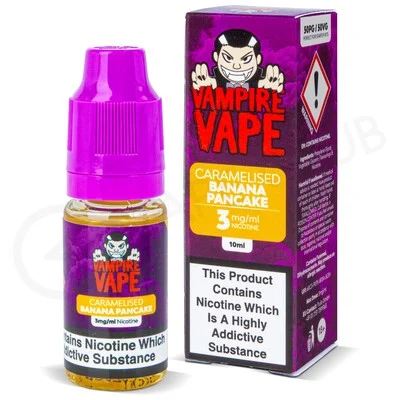 Caramelised Banana Pancake E-Liquid by Vampire Vape