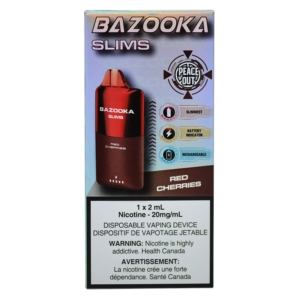 Bazooka Slim Red Cherries 2ml 20mg