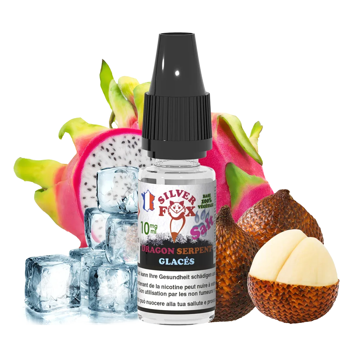DRAGON SALAK ICE Silver Fox 10ml nicotine salt e-liquid