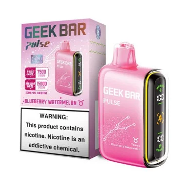 GEEK BAR PULSE 5% NIC 15000 PUFFS VAPE (BLUEBERRY WATERMELON)