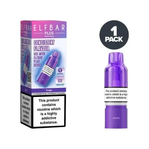 Grape Elf Bar Plus Refill Pack
