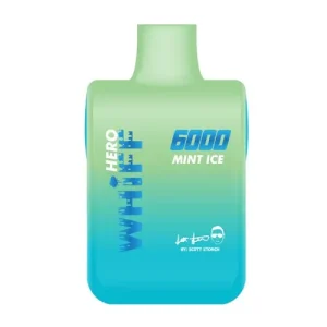 Whiff Hero by Scott Storch 6000 Puffs Disposable Vape - Mint Ice