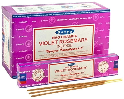 Satya Incense Violet Rosemary