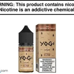 JAVA GRANOLA BAR BY YOGI E LIQUID SALT 30ML