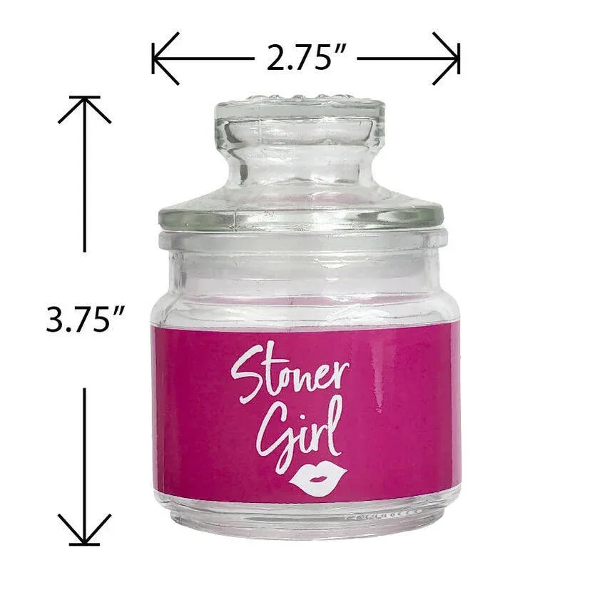 Stoner Girl Ashtray and Stash Jar Set - Image 2