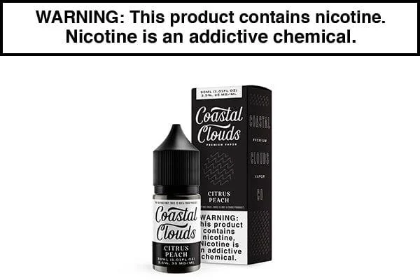 CITRUS PEACH BY COASTAL CLOUDS SALT 30ML