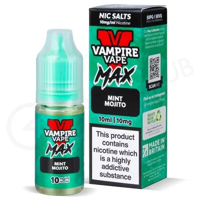 Mint Mojito Nic Salt E-Liquid by Vampire Vape Max