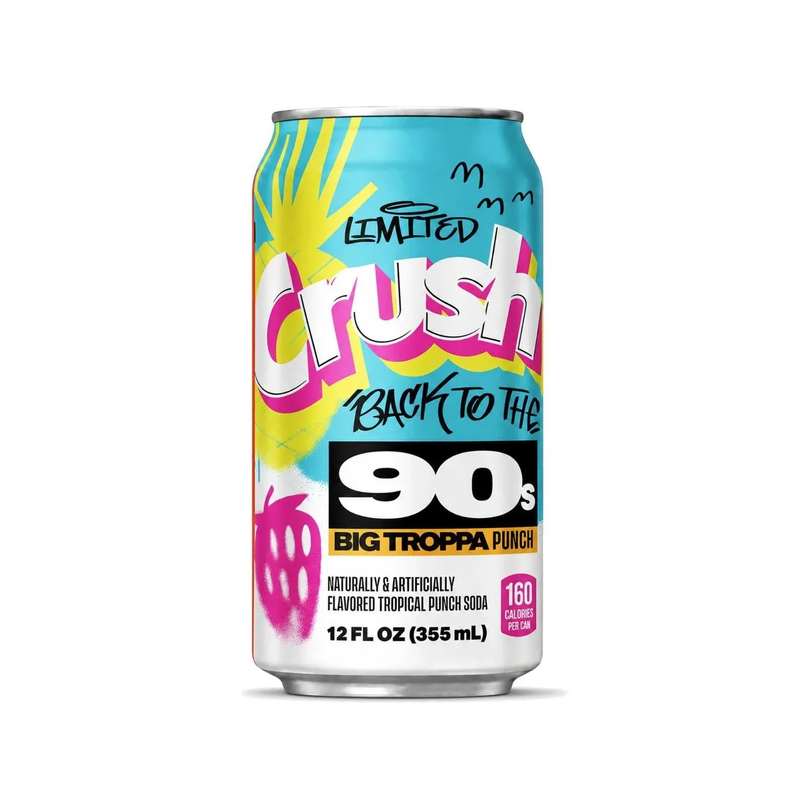 Crush Back to the 90s Big Troppa Punch 355ml