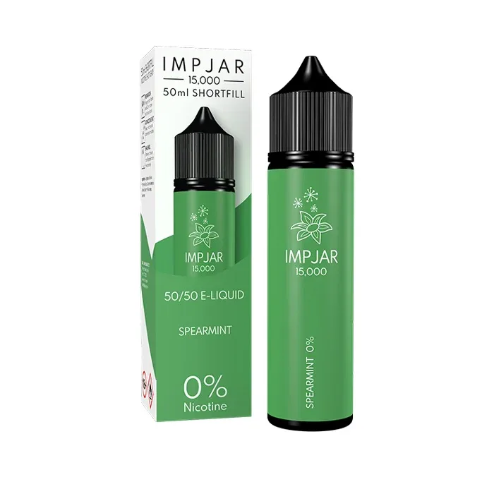 Spearmint 50ml Shortfill E-Liquid by Imp Jar