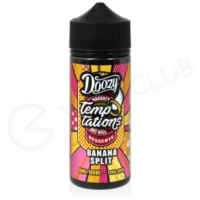 Banana Split Shortfill E-Liquid by Doozy Temptations 100ml