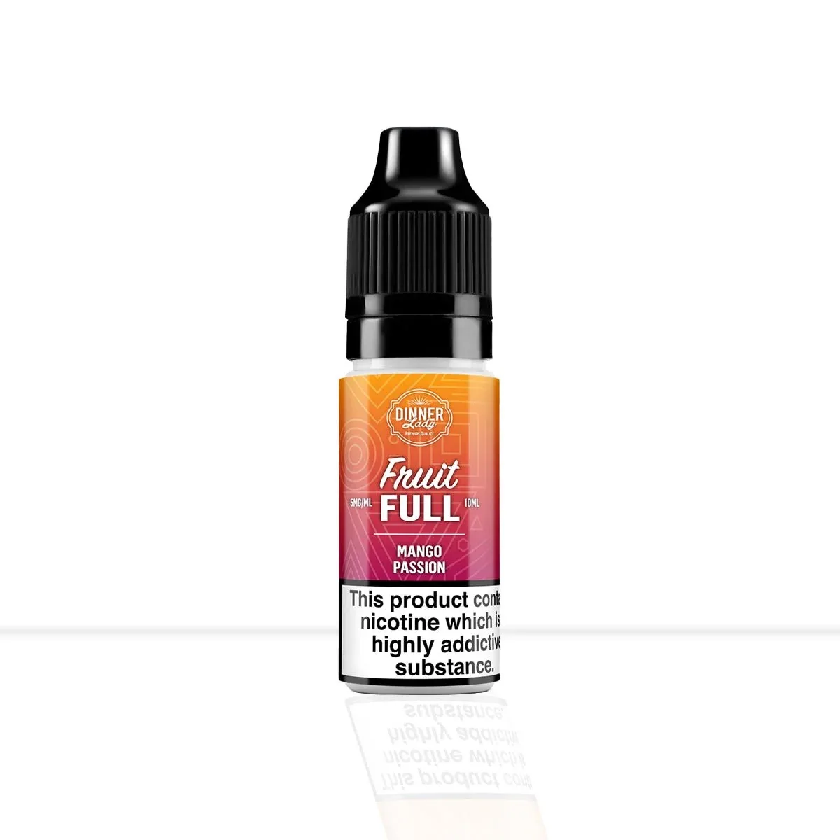 Mango Passion Nic Salt E-Liquid Dinner Lady Fruit Full Bar Salts